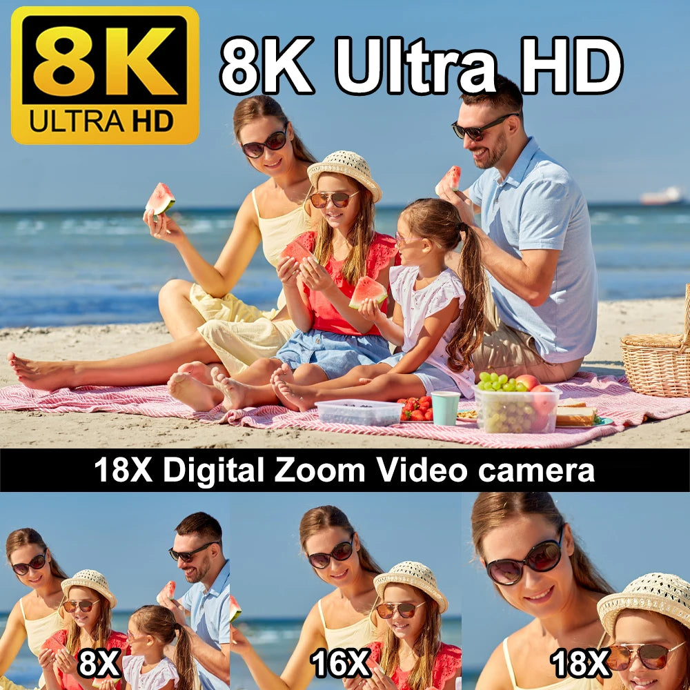 8K Video Camera &ndash; 64MP High-Definition Recording