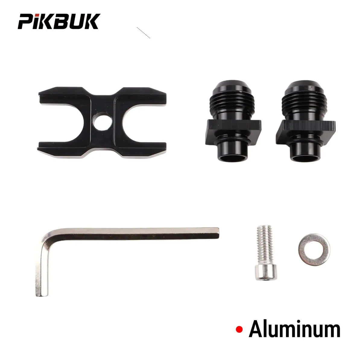 PIKBUK Auto AN10 Oil Cooler Adapter Fitting Kit For BMW E36 E46 Euro E82 E9X 135/335 E46 M3 E90 E92 Aluminum by InterCyprus Trading Ltd