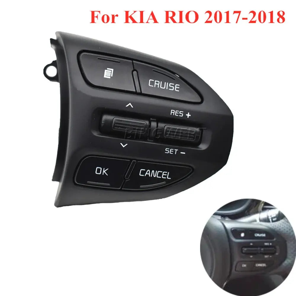Steering Wheel Buttons RH Remote Cruise Control Switch For Rio 2016-2019 For Kia Rio LX 2021-2022 by InterCyprus Trading Ltd