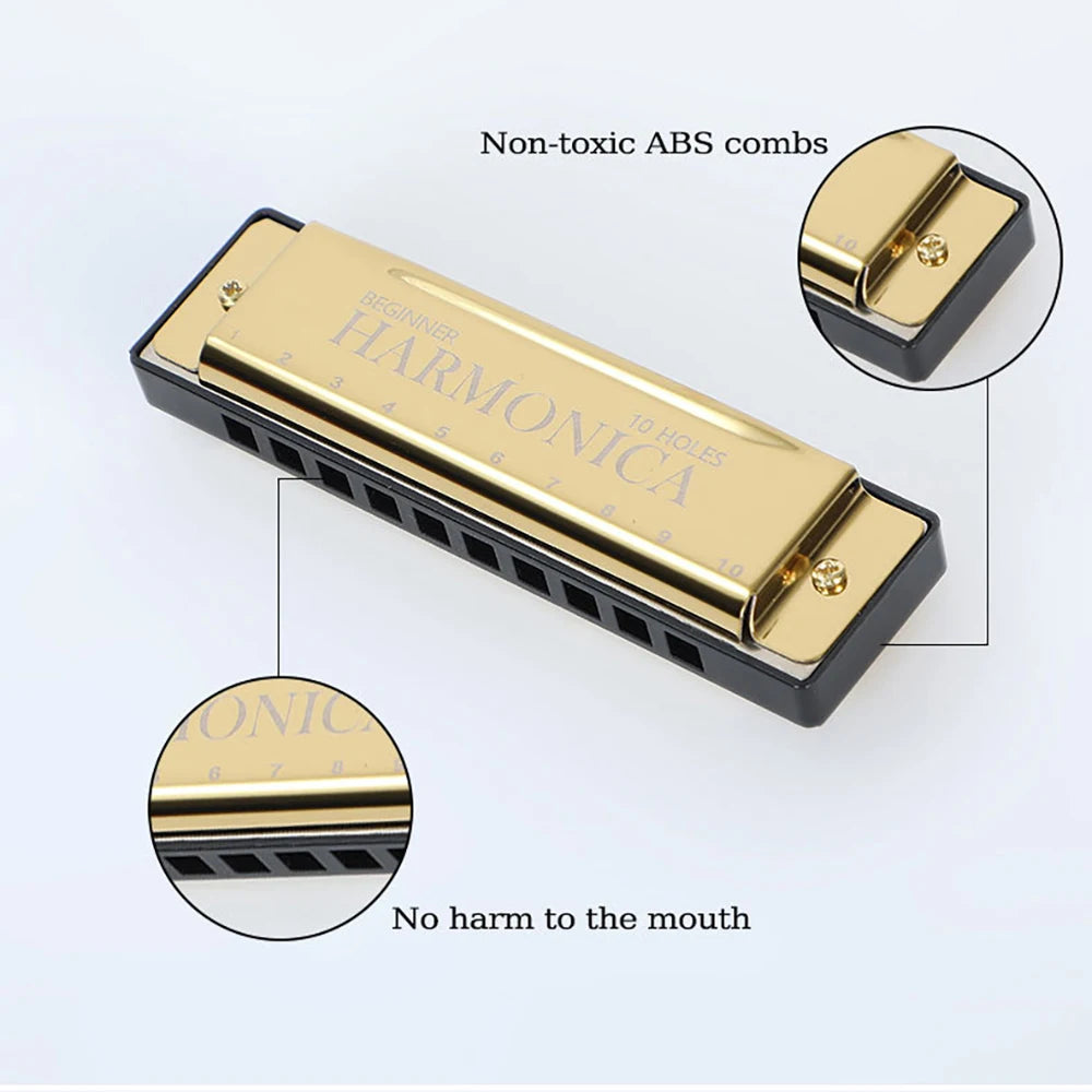 10 Hole C Harmonica Mouth Organ Blues Harp &ndash; Easy to Play