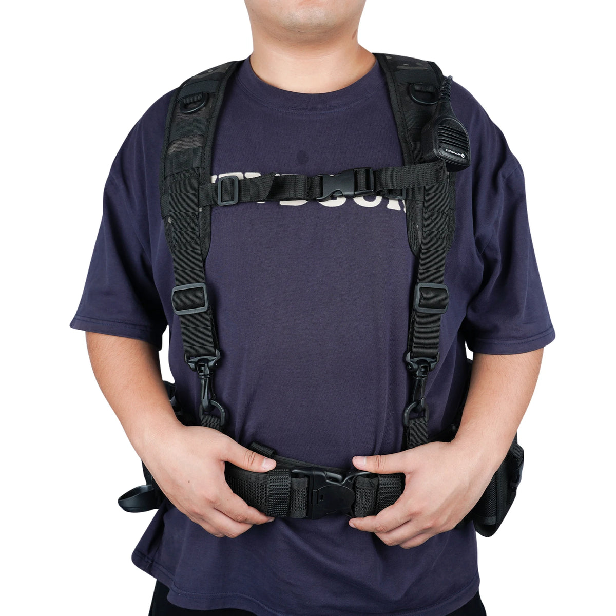 Police Duty Suspenders &ndash; Adjustable Straps and 4 Tool Loops