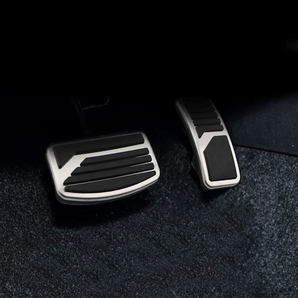Mitsubishi Outlander Pedal Covers for Gas, Brake, Clutch, Brushed Stainless