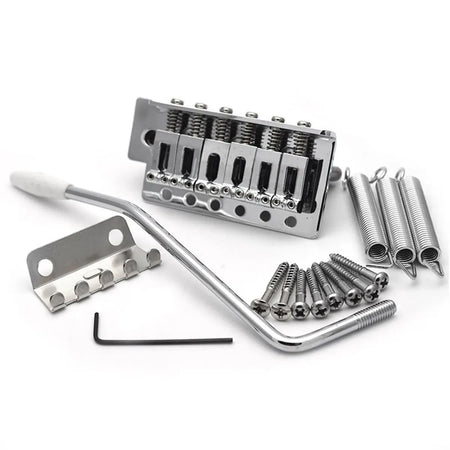 Miwayer 52.5mm Tremolo Bridge Chrome &ndash; Vintage Design Silver