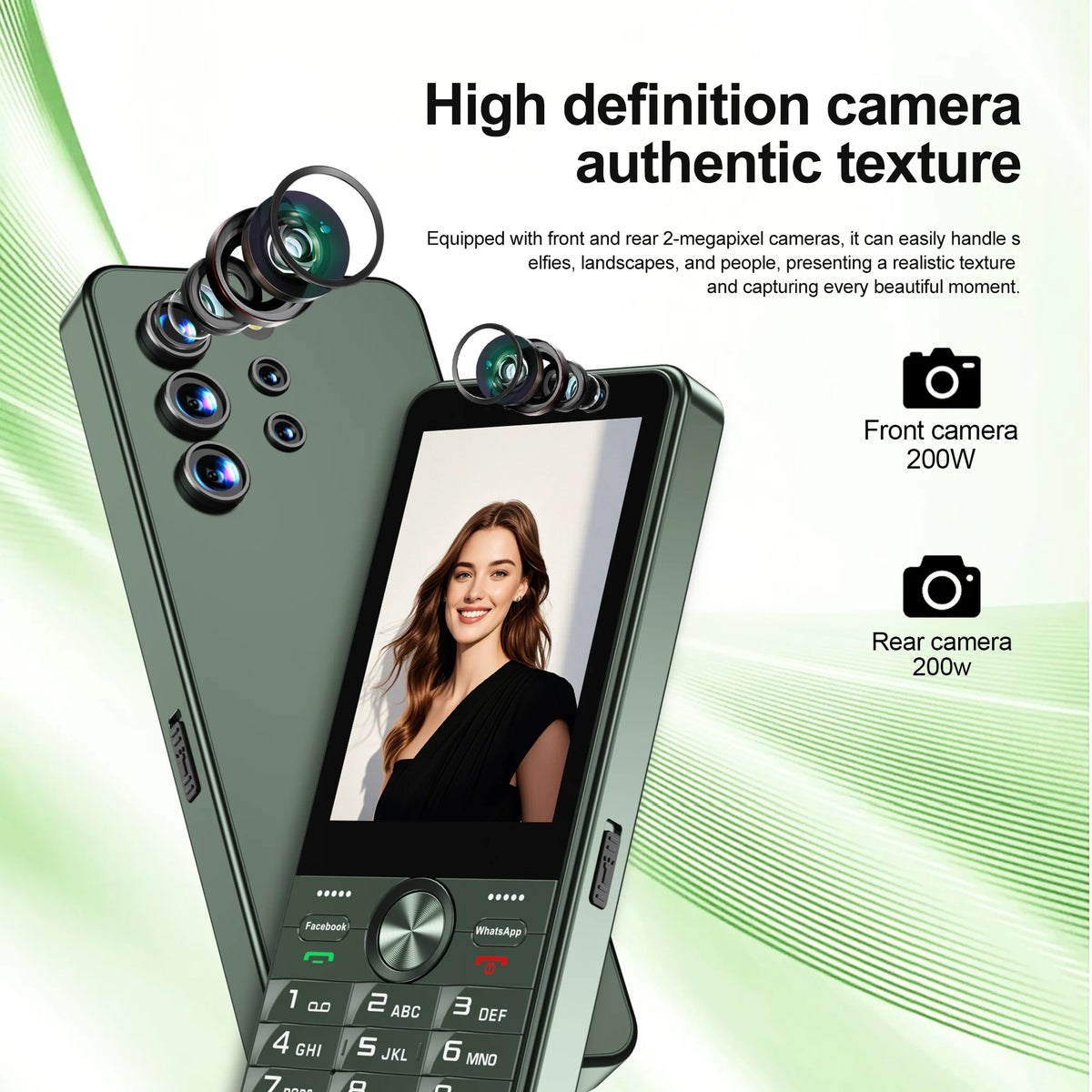 SERVO F25 PRO 4G LTE Button Smartphone &ndash; Play Store Enabled