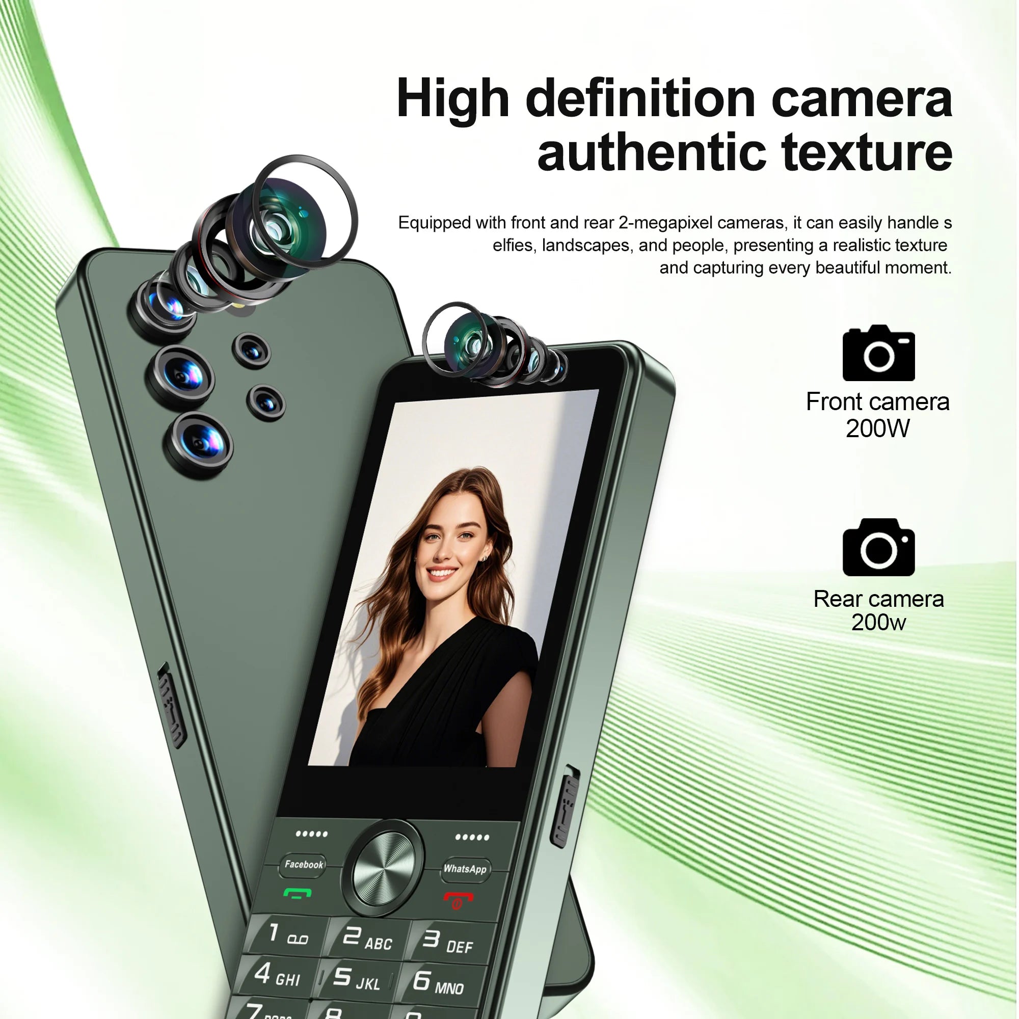 SERVO F25 PRO 4G LTE Button Smartphone &ndash; Play Store Enabled