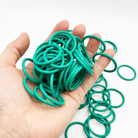 Green FKM Fluorine Rubber O Ring &ndash; Acid And Alkali Resistant Oilproof Seal