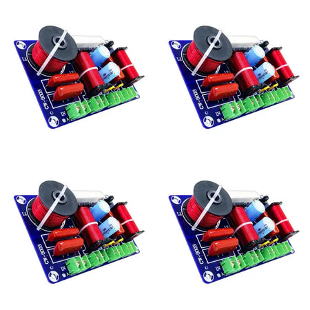250W 3 Way Treble Mid Bass HiFi Speaker Crossover Module 4pcs