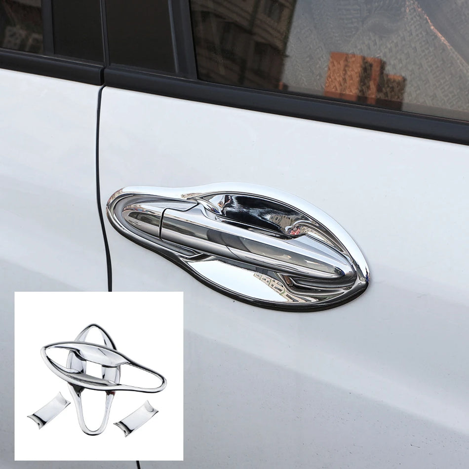 Copertura per Ciotola Porta per Honda HR-V HRV Vezel, 2014-2018, Protettore Finitura Cromo in ABS per Porta Anteriore