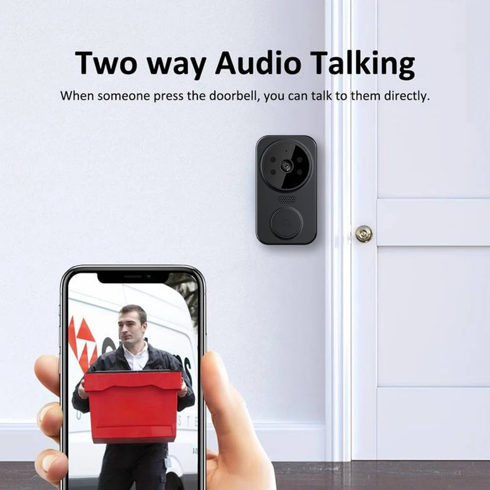 WiFi Smart Audio Doorbell Camera - 2-Way Audio Night Vision