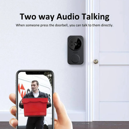 WiFi Smart Audio Doorbell Camera - 2-Way Audio Night Vision