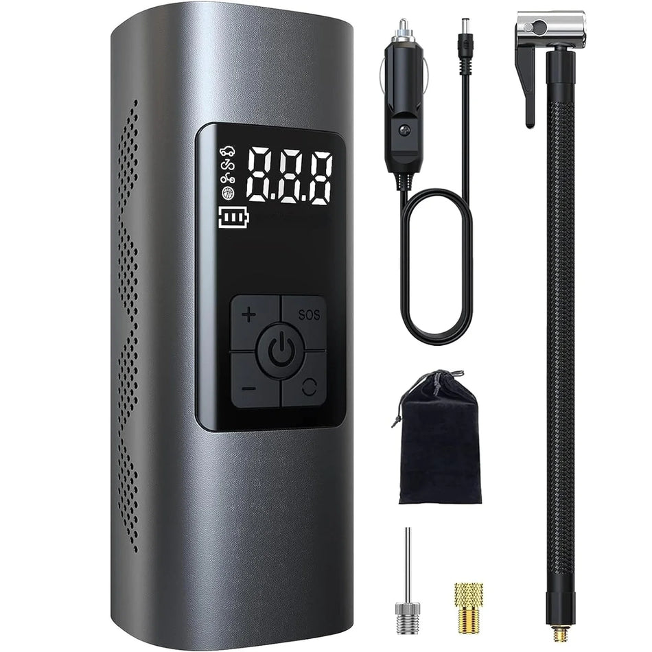 Compresor de aer portabil fără fir pentru mașină 6000mAh Inflator