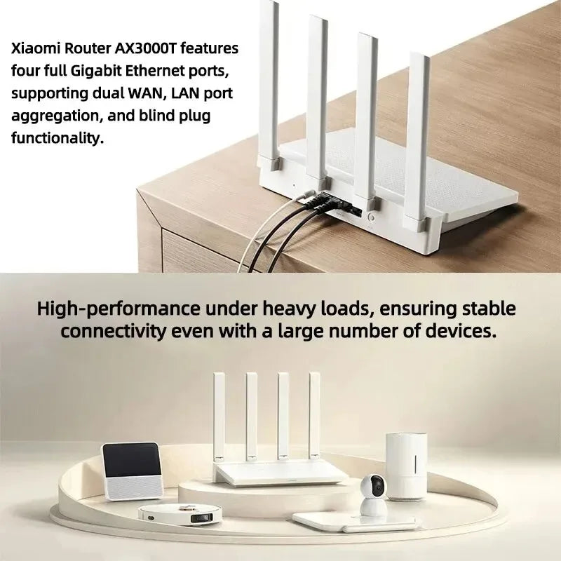 Xiaomi Router AX3000T - WiFi 6 Mesh With Wall Penetration
