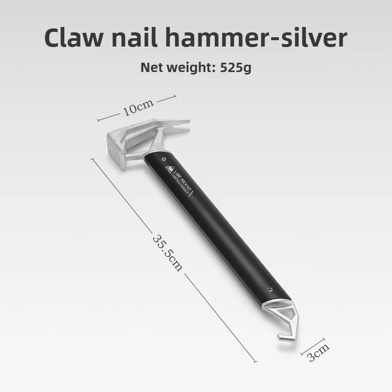ISE MOUNT Outdoor Multifunctional Camping Hammer with Puller GRAY