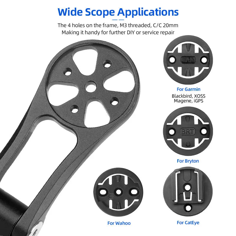 Deemount Bicycle Computer Stand &ndash; Robust Aluminum Alloy Design