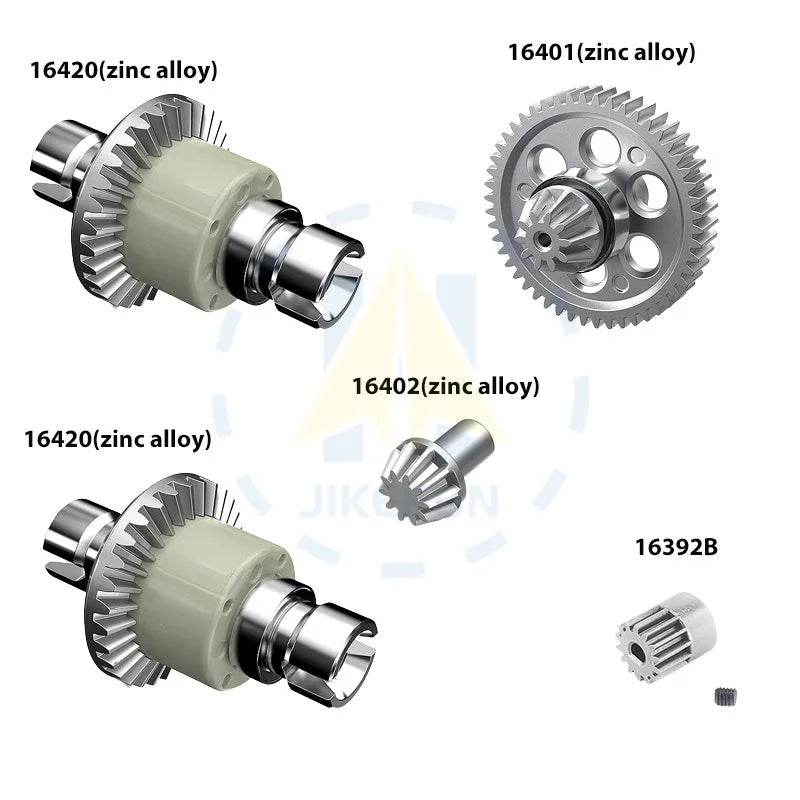 Mjx Hyper Go Spare Parts &ndash; Upgrade For 1-16 Brushless RC zinc alloy diff set