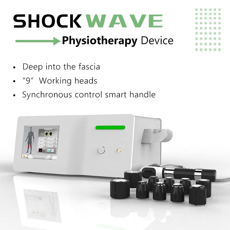 Professionell 10 Bar Pneumatisk Chockvågsterapimaskin