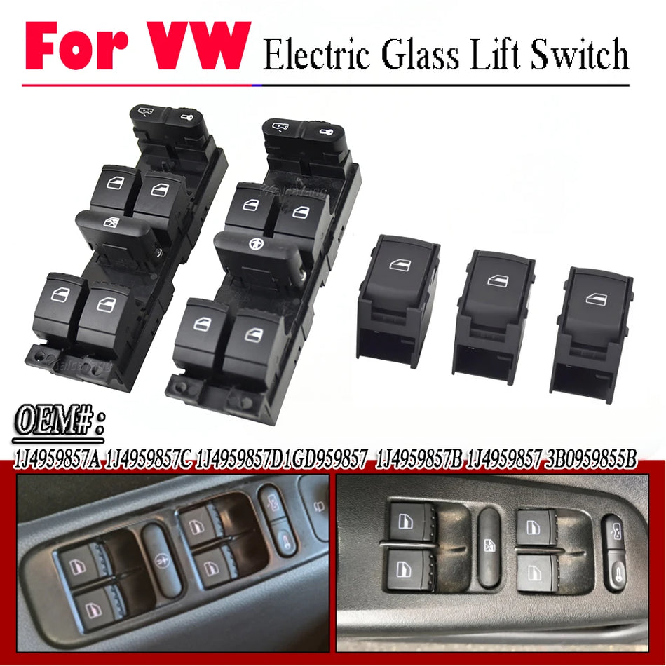 Power Window Switch For Volkswagen VW Passat B5 Golf MK4