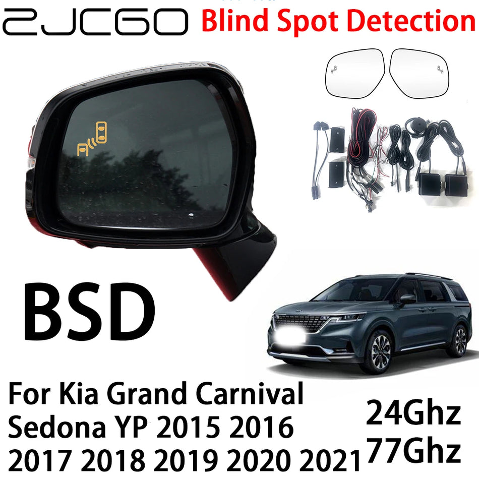 Sistem opozorila za zaznavanje mrtvih kotov radar za Kia Grand Carnival 2015-2021 z dvema mmWave radarjema