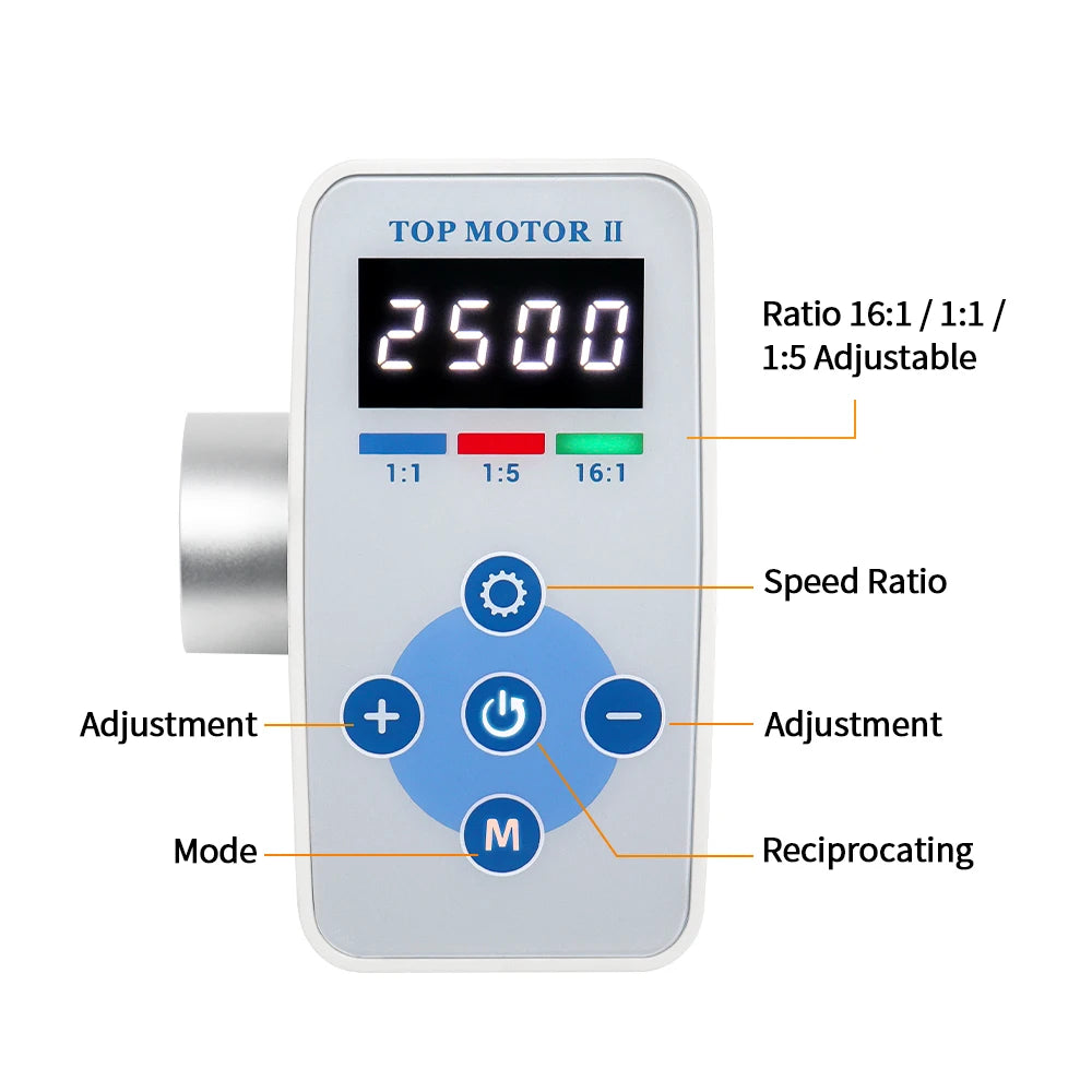 Dental TOP MATOR 2 &ndash; Blue Touch Screen Mini Brushless Motor