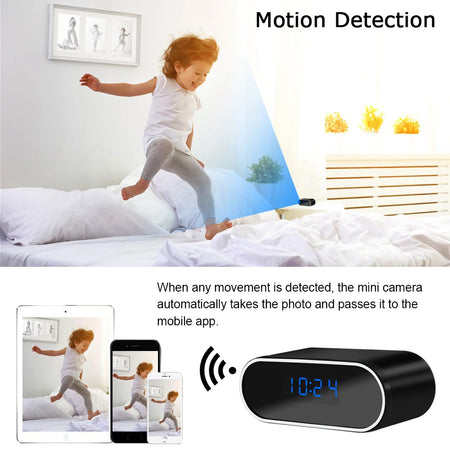 Sarfeng C01 Mini Camera Clock &ndash; Full HD 1080P Home Security