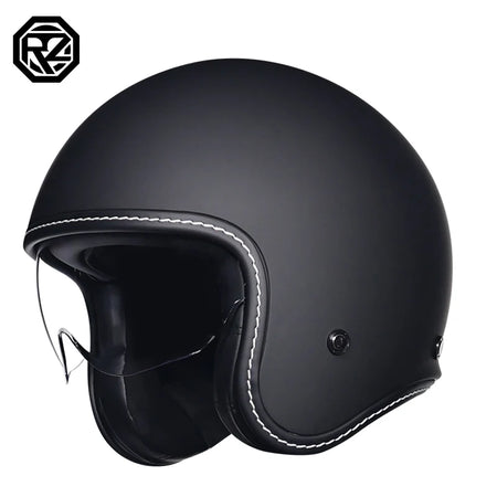 OrzChoice 2025 Retro Motorcycle Helmet - Built In Lens