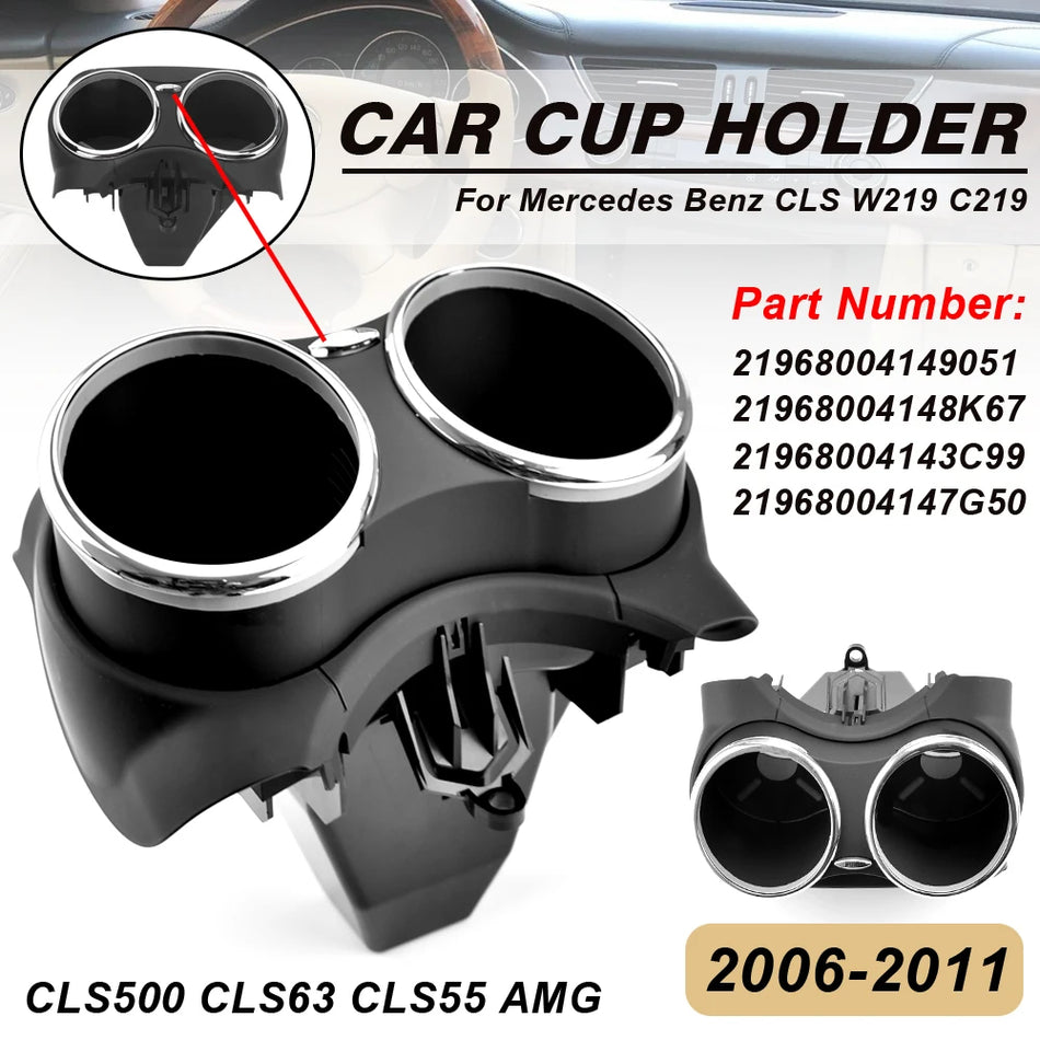 Portavasos de Consola Central para Mercedes Benz W219 CLS500 CLS63