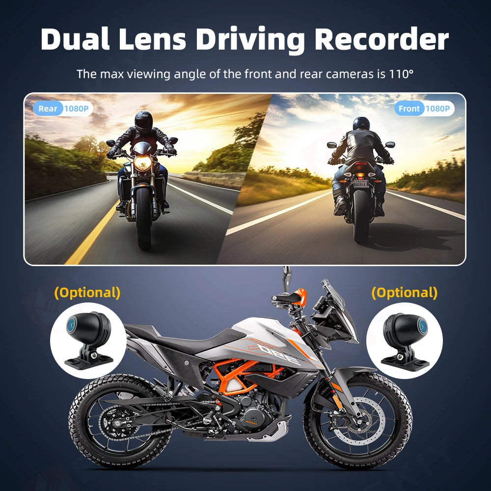 EKIY Motorcycle GPS 5 Inch &ndash; Wireless CarPlay and Android Auto Support