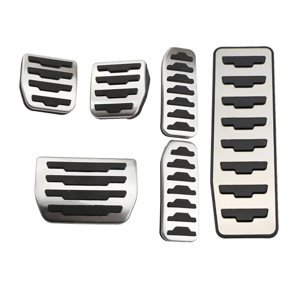 Copripedali Range Rover Evoque in acciaio inox e gomma