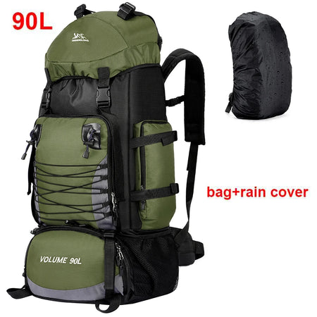 Travel Bag Camping Backpack &ndash; Ultra Durable Outdoor Pack Army AD cover