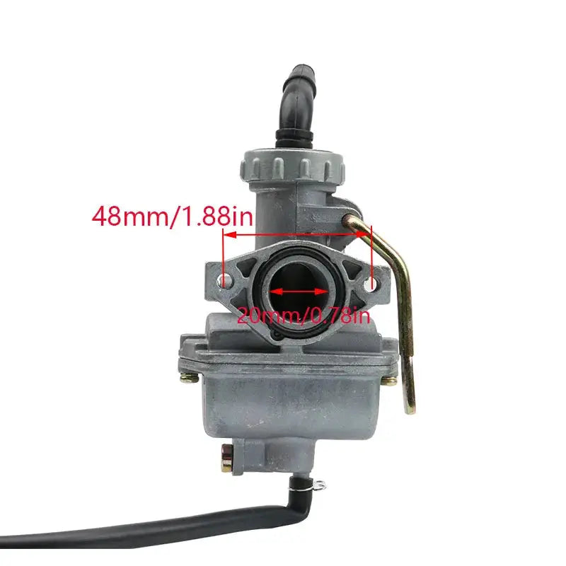 Motorcycle Carburetor PZ20 20mm Carb For 70cc 90cc 100cc 110cc 125cc KAYO Apollo Bosuer Dirt Pit Bike Monkey ATV Quad Go Kart by InterCyprus Trading Ltd