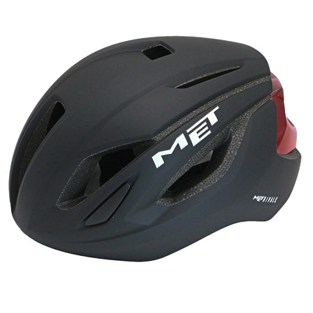 SMITHDRIFT MET Manta Resight Men's Cycling Helmet - Lightweight &amp; Safe MTB/Road Ride black red / l 56-62cm