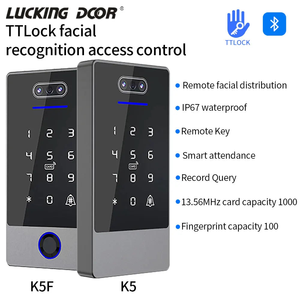 TTLOCK K5F &ndash; Facial and Fingerprint Attendance System