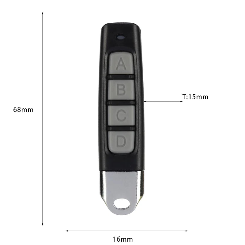 CENTURY AOKE 433MHz 4-Button Universal Garage Remote Control
