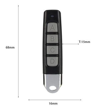 CENTURY AOKE 433MHz 4-Button Universal Garage Remote Control