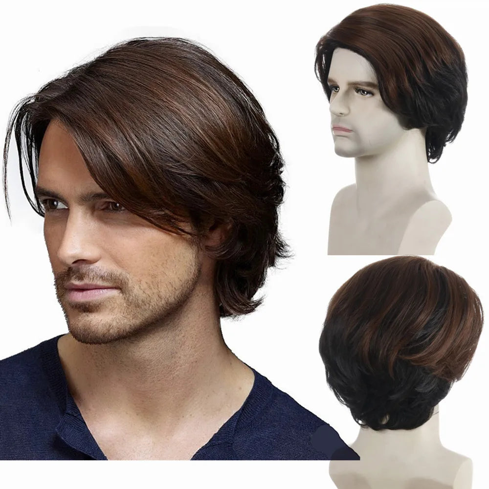 Silver Gray Short Men's Wig by Honey Dream - Stylish Daily Wear