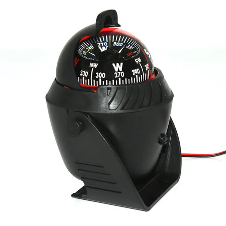 Waterproof IP67 Sea Pivoting Marine Compass &ndash; LED Light