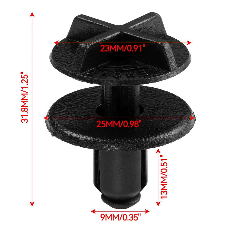 10Pcs Nylon Battery Cover and Cowl Panel Clip Fasteners for Land Rover Range Rover Discovery Sport Evoque OE # LR024316 by InterCyprus Trading Ltd