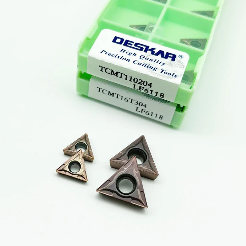 High-Performance TCMT Carbide Turning Inserts for Stainless Steel LF6118 / TCMT110204 / 20PCS|CHINA
