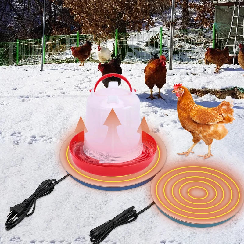 Poultry Waterer Drinker Heated Base &ndash; Winter Warmer