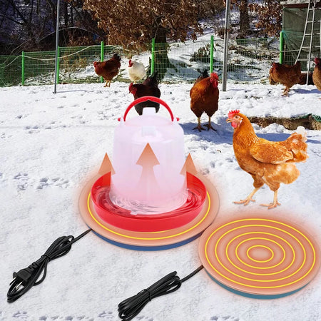 Poultry Waterer Drinker Heated Base &ndash; Winter Warmer