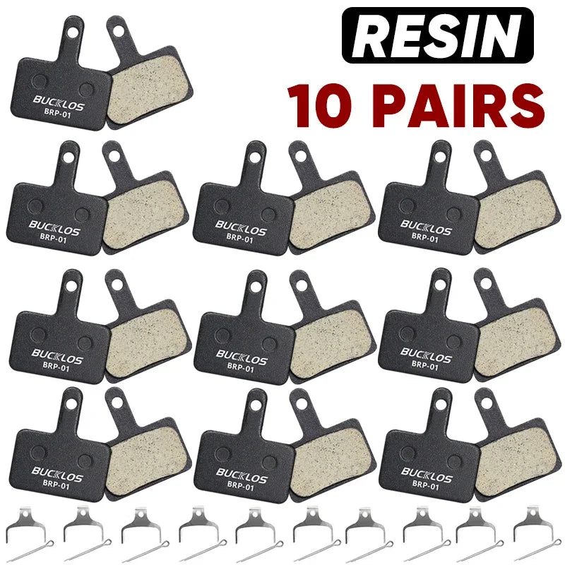 BUCKLOS BRP-01 Resin Disc Pad &ndash; Wear Resistant Disc Pad Resin 10Pairs