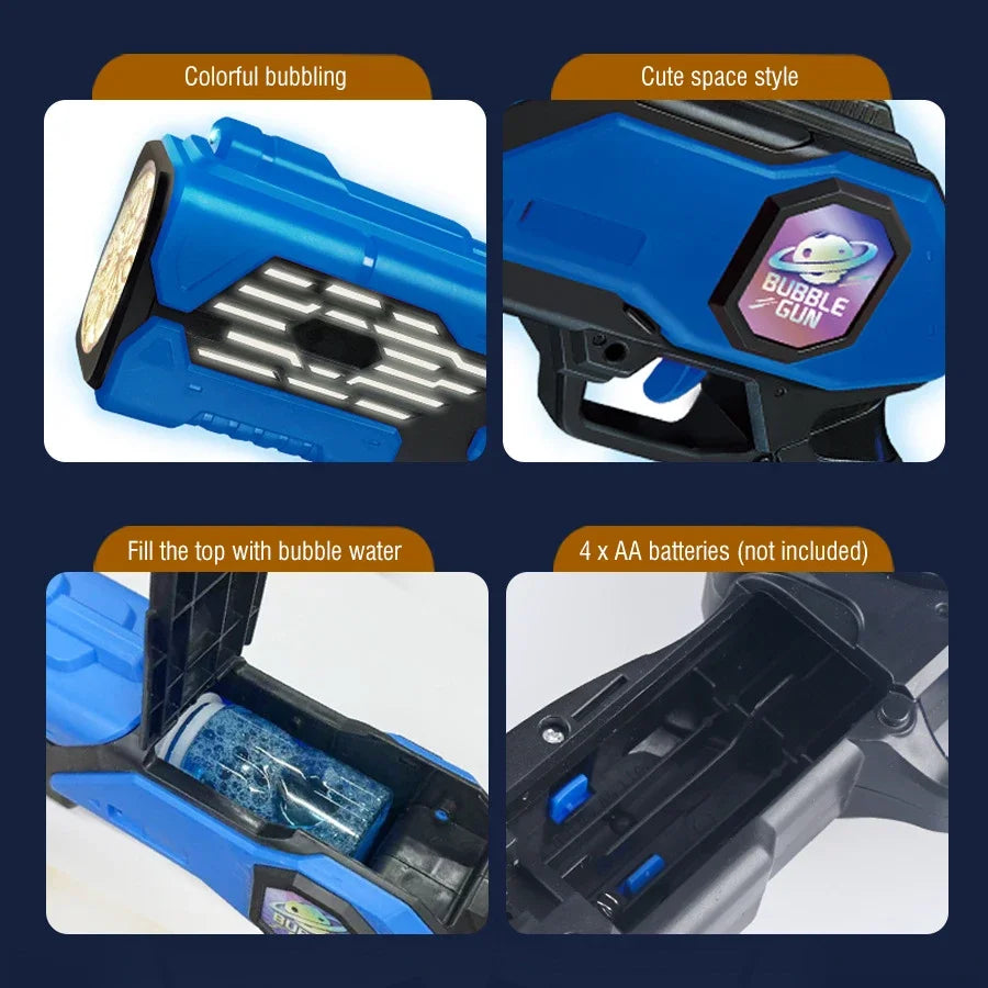 Bubble Gun Toys &ndash; Space Themed Outdoor Fun For Kids