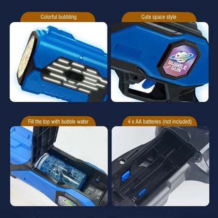 Bubble Gun Toys &ndash; Space Themed Outdoor Fun For Kids