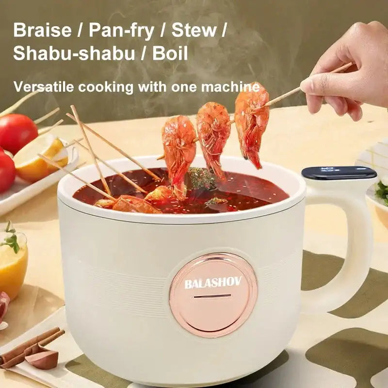 Multifunction Electric Rice Cooker 1.5L Nonstick Compact