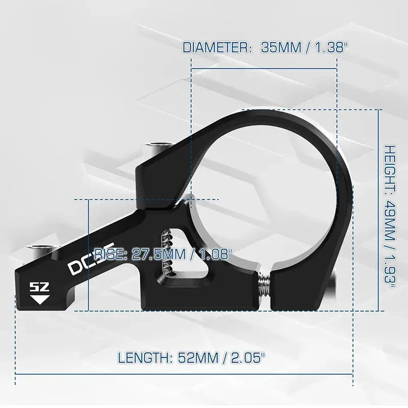 BUCKLOS Downhill Bike Stem Ultralight Bicycle Direct Mount Stem Aluminum Alloy AM FR DH MTB Power Double Shoulder Fork Table by InterCyprus Trading Ltd