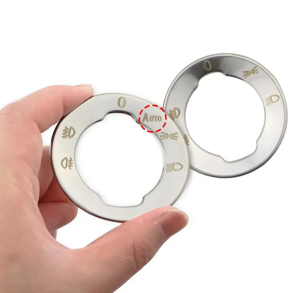 Κάλυμμα Πλαισίου Πλήκτρου Φώτων για Volkswagen Amarok 2018-2022 Ανοξείδωτος Χάλυβας Εσωτερική Αναβάθμιση