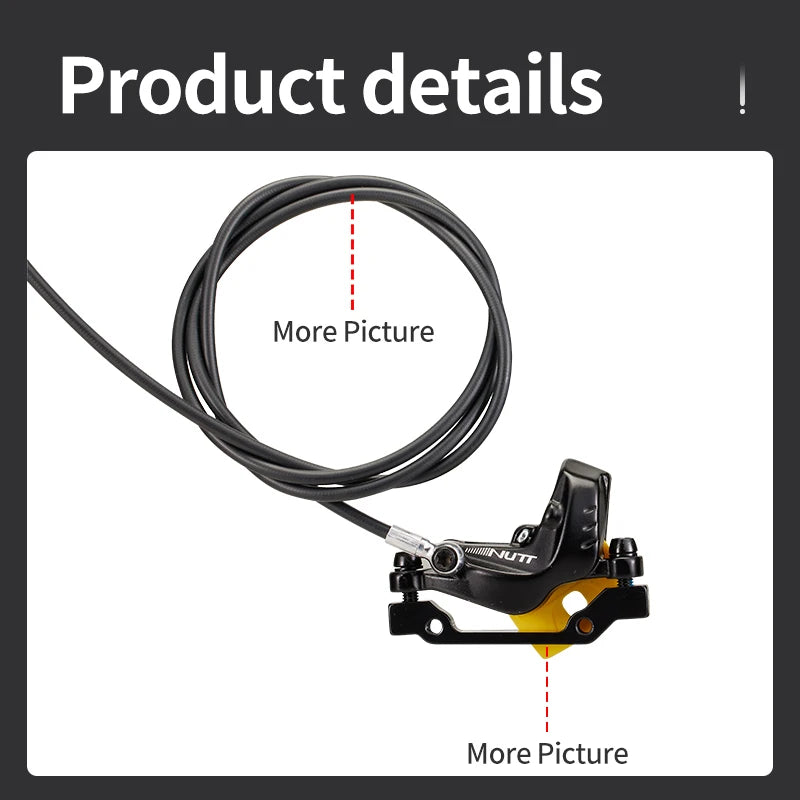 Nutt 4 Pistons Electric Scooter Brake Y-5 &ndash; Enhanced Hydraulic Disc Braking Performance