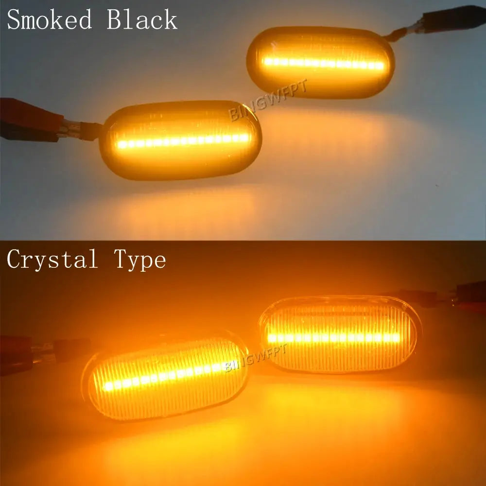 2X LED Dynamic Turn Signal Lamp Side Marker Light Side Lights For HONDA Prelude CRX S2000 Integra Fit Del Sol Acura Civic by InterCyprus Trading Ltd