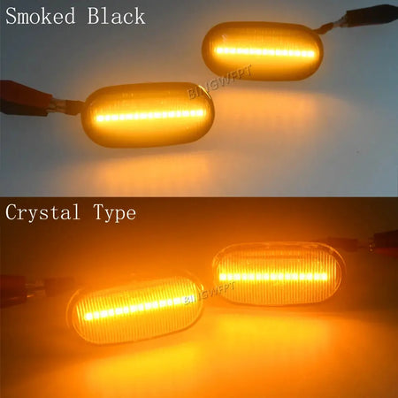 2X LED Dynamic Turn Signal Lamp Side Marker Light Side Lights For HONDA Prelude CRX S2000 Integra Fit Del Sol Acura Civic by InterCyprus Trading Ltd