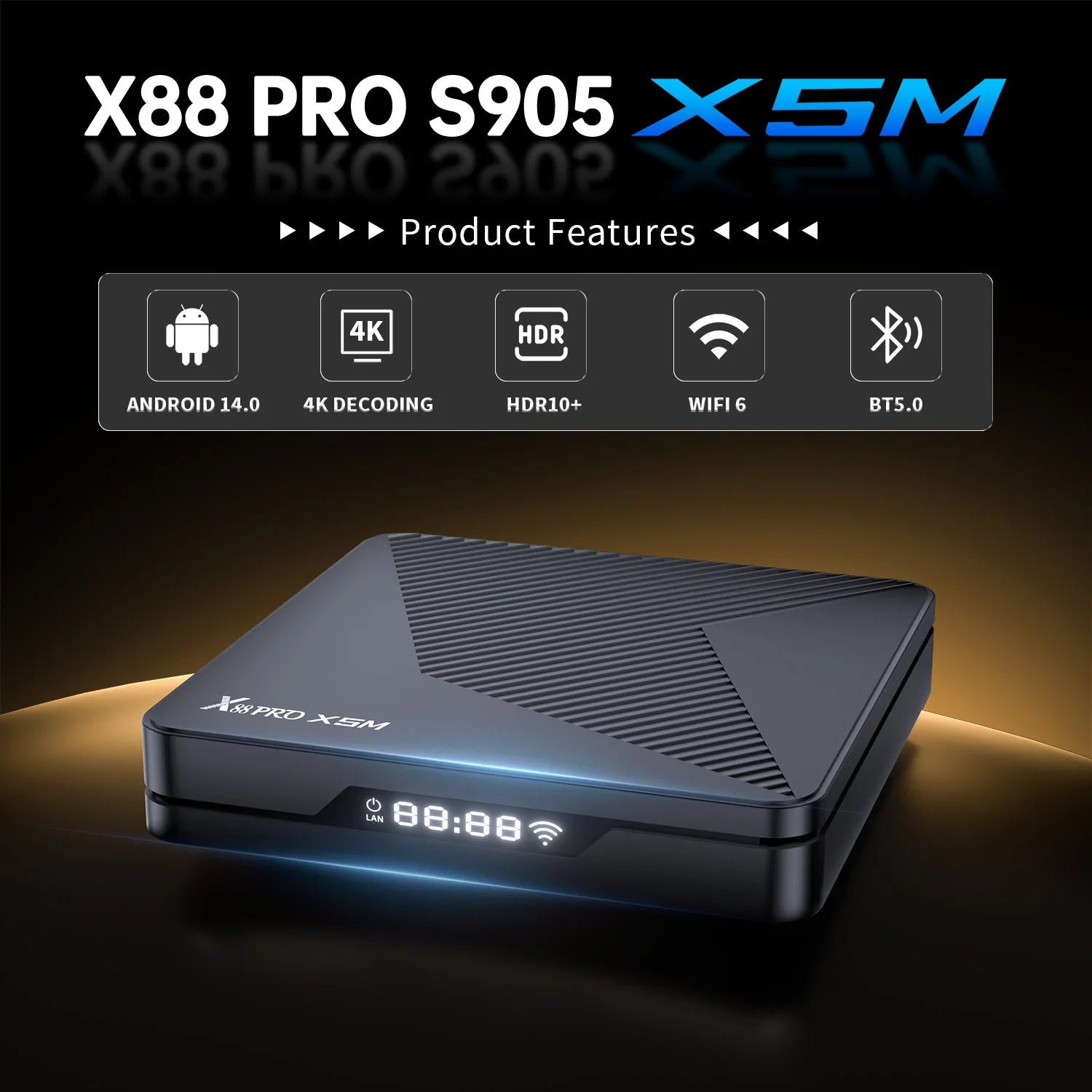 X88 PRO S905X5M &ndash; Android 14 Quad Core With HDR 8K Ultra